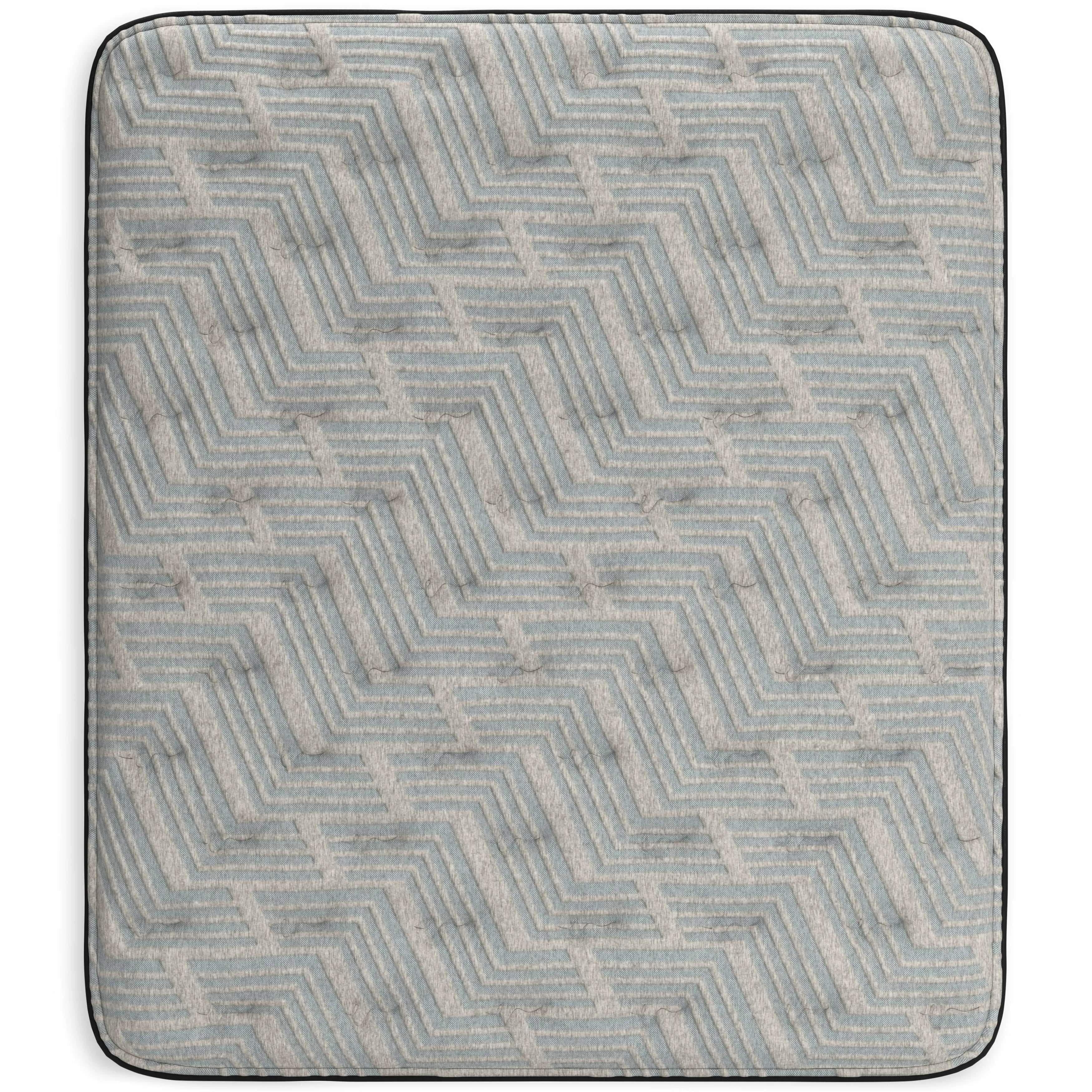 (Online Special Price) Palisades Gray/Blue 14 Inch Memory Foam Mattress  / Plush