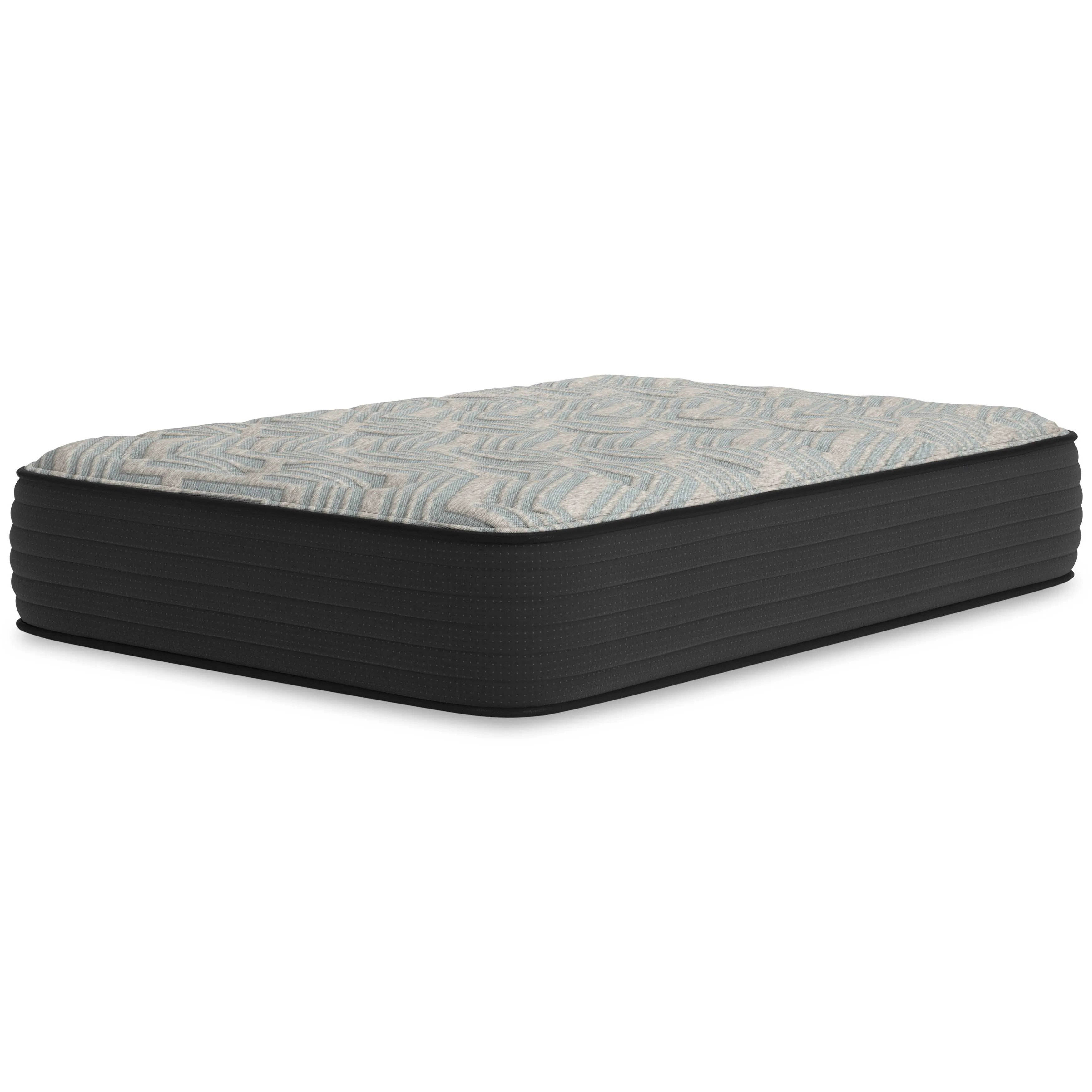 (Online Special Price) Palisades Gray/Blue 14 Inch Memory Foam Mattress  / Plush