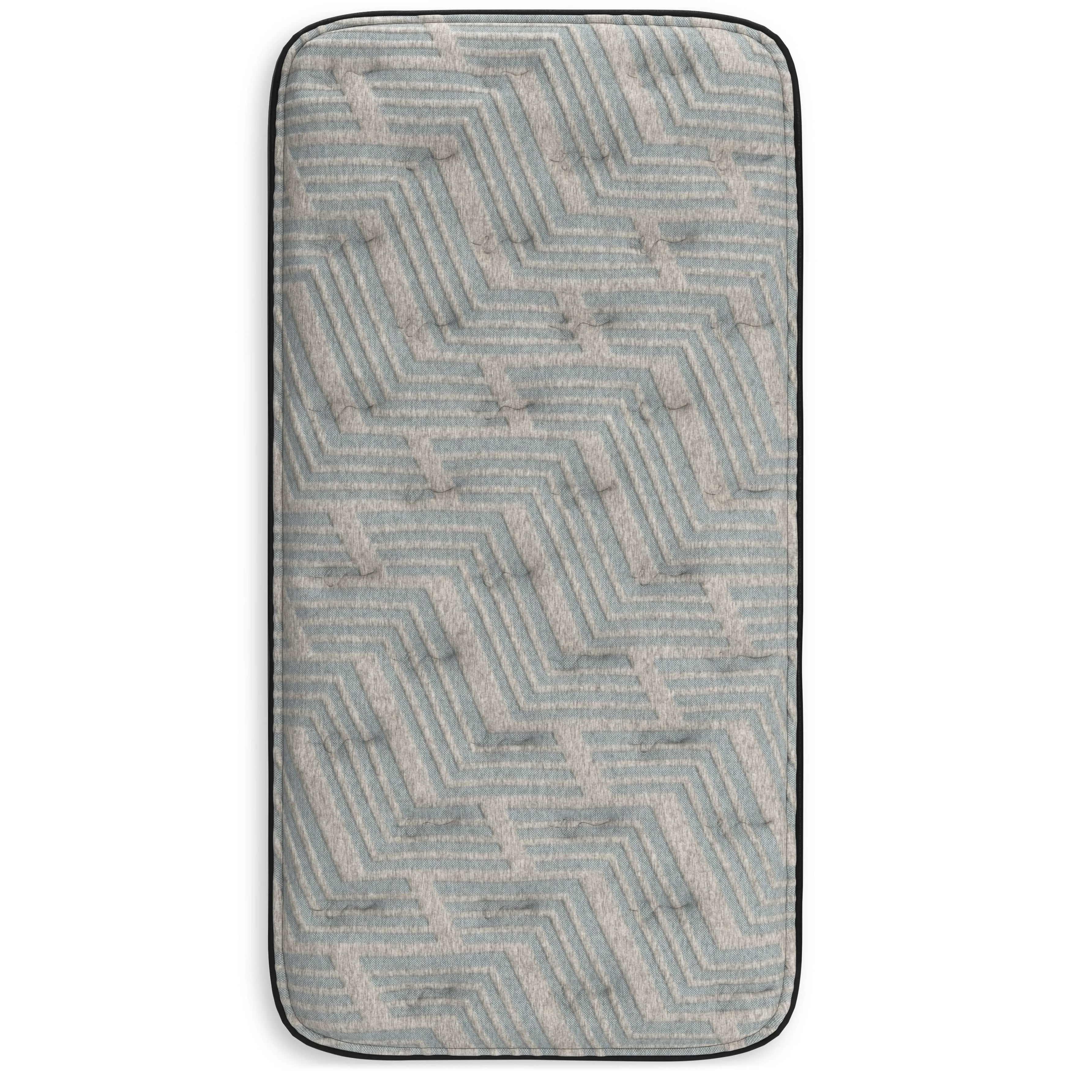 (Online Special Price) Palisades Gray/Blue 14 Inch Memory Foam Mattress  / Plush