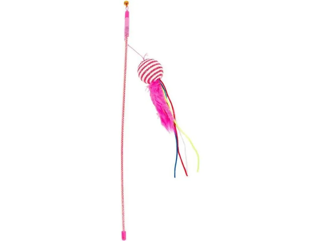 Playing Rod Feathered Ball Mix 46cm