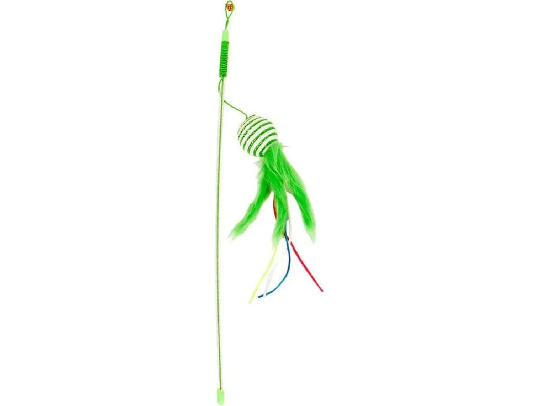 Playing Rod Feathered Ball Mix 46cm
