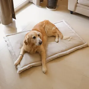 PoochMate Beige Tartan Cloud Dog Mat