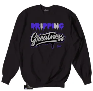 Retro 6 All Star Black Cat Dripping Sweater