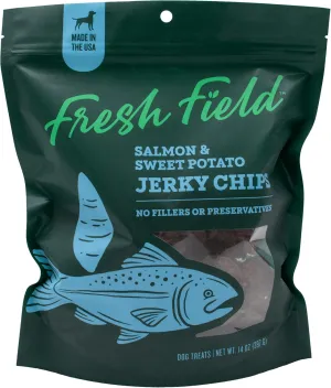 Salmon & Sweet Potato Jerky Chips, 14 oz  All-Natural Dog Treats, USA Made, Omega-3 Rich, Supports Health
