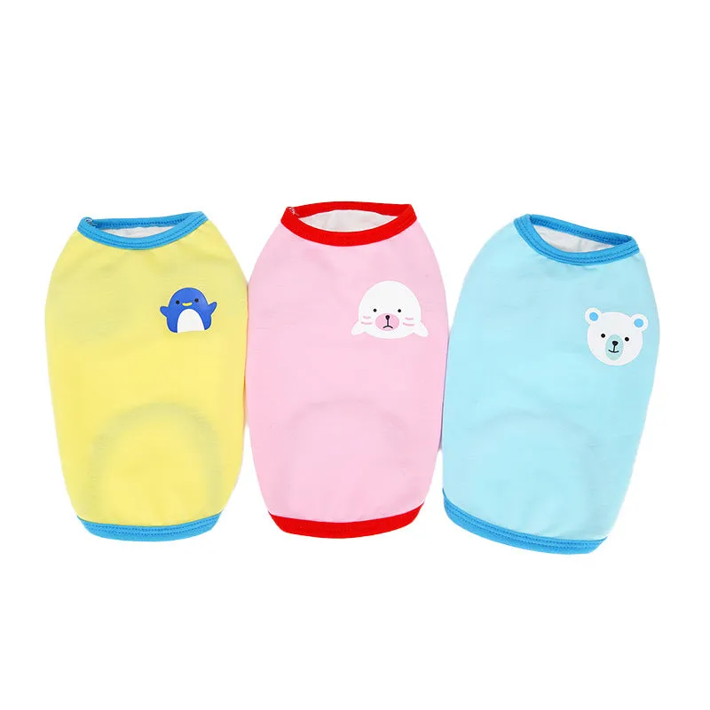 Soft Pet T-Shirts Cute Pet Apparels