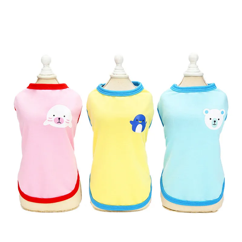 Soft Pet T-Shirts Cute Pet Apparels