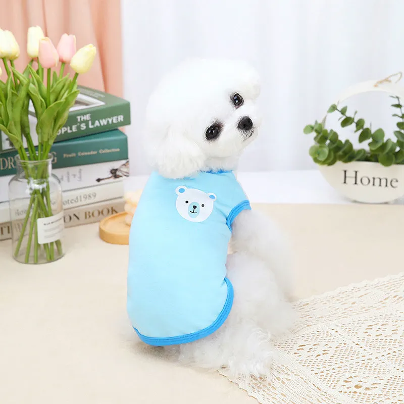 Soft Pet T-Shirts Cute Pet Apparels