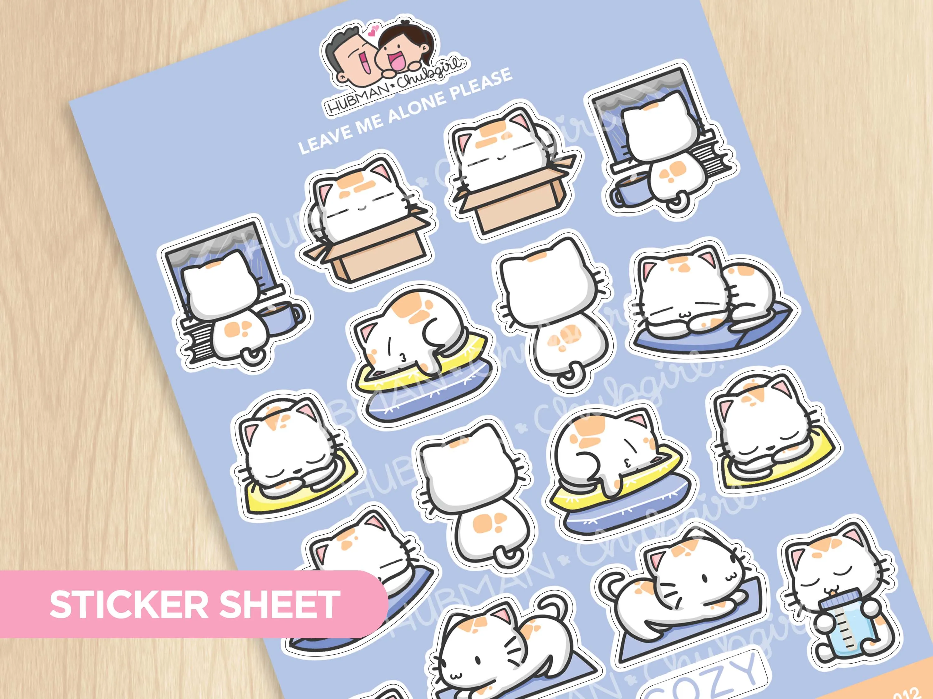Sticker Sheet - Leave Me Alone Please