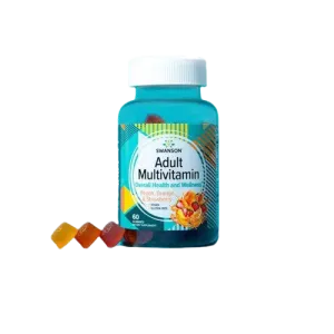 Swanson Adult Multivitamin, Peach, Orange & Strawberry - 60 gummies