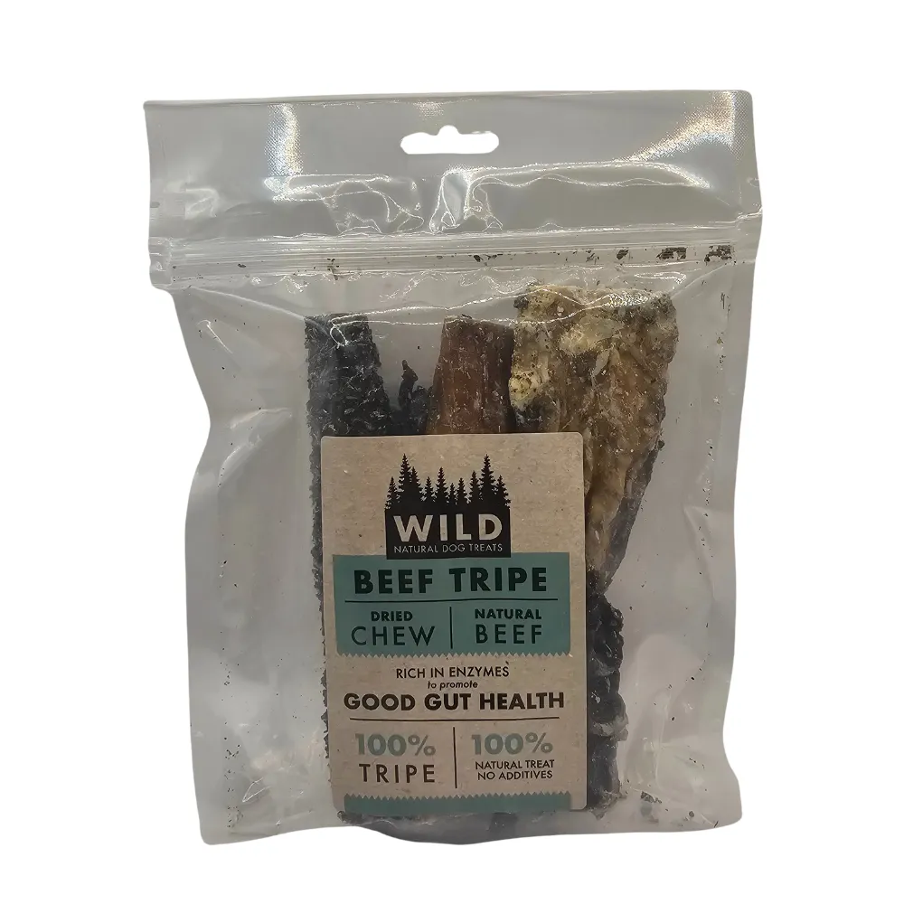 Wild Natural Dog Treat - Beef Tripe