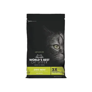 World's Best Cat Litter Yellow Bag Zero Mess Clumping Litter - Pine Scented Cat Litter - 24 lb Bag