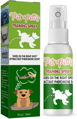 ZJchao Puppy Aid Training Spray, PetFriendly Dog Potty Trainer Spray EasyToUse Solution for Puppies [Quick Training]