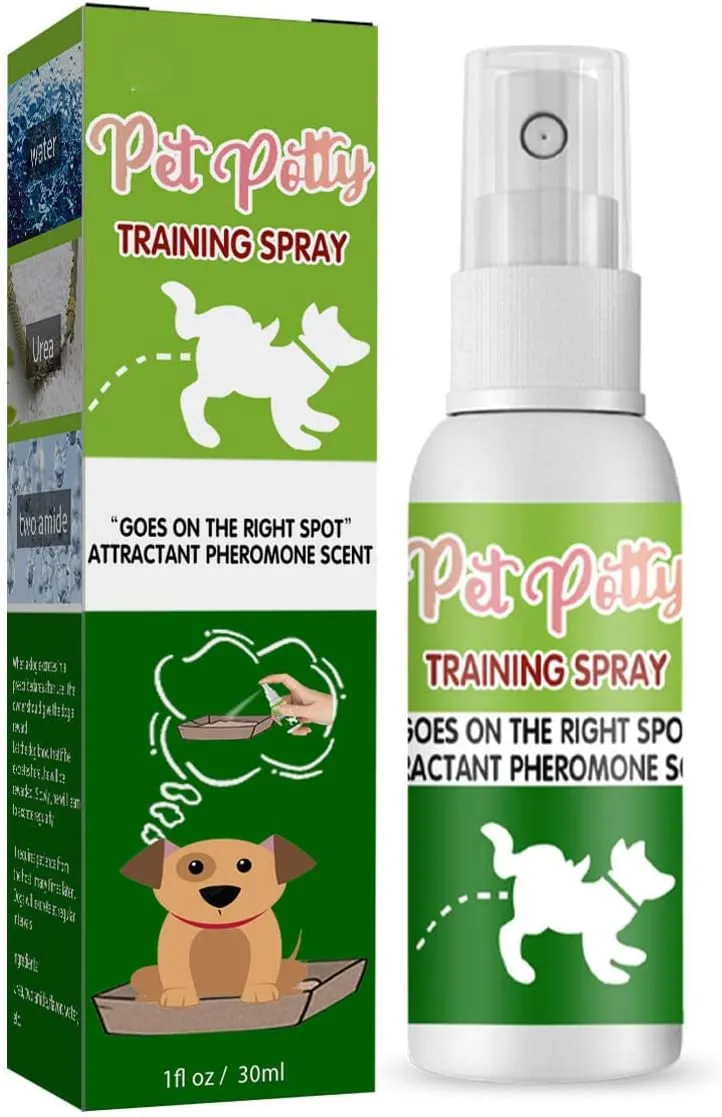 ZJchao Puppy Aid Training Spray, PetFriendly Dog Potty Trainer Spray EasyToUse Solution for Puppies [Quick Training]